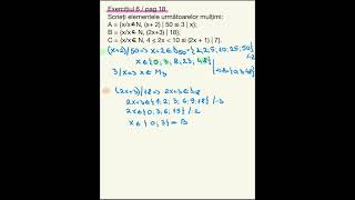 Exercițiul 6  pag 18  Matematică 6 partea I Ed Paralela 45 [upl. by Aillicec]