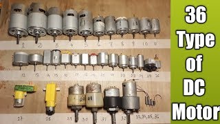 36 Types Of DC Motor All Details [upl. by Allcot]