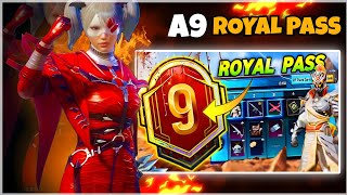 BGMI NEW A9 ROYAL PASS ALL REWARD 1 TO 100 [upl. by Jacobo]