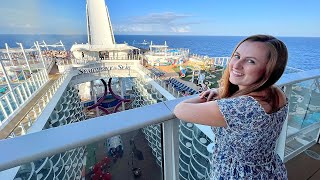 Spending a Day at Sea Onboard Symphony of the Seas  Royal Caribbean Cruise Vlog 2023 [upl. by Suhail]