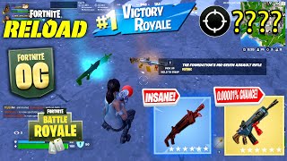 OG Fortnite Reload  MYTHIC MK7 ASSAULT RIFLE  High Kill Gameplay  Keyboard amp Mouse [upl. by Leirej14]