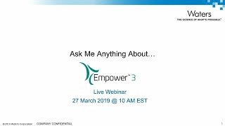 Empower Tips Webinar  Ask Me Anything About Custom Fields in Empower Software [upl. by Brittany]