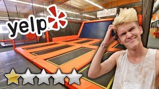 WE WENT TO THE WORST REVIEWED TRAMPOLINE PARK [upl. by Gord]