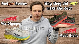 ALTRA Via Olympus amp Mont Blanc reviewed and why they did not make it into our shoe range at Footpro [upl. by Anonyw]