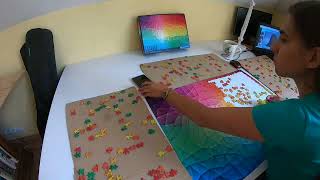 Time Lapse Puzzle Clementoni Colorboom Mosaic 1000 [upl. by Aihseyn]