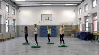 Deutsche Schule Moskau  Step Aerobic Dance [upl. by Selinski692]