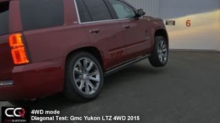 4WD TEST  2015 Chevrolet Tahoe 4WD LTZ Diagonal and Locker test [upl. by Doig201]