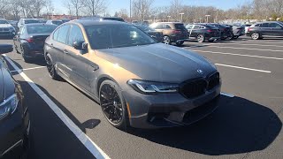 2023 BMW M5 COMPETITION ALVITR GREY METALLIC walkaround 🚨🚨 [upl. by Noraa]