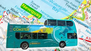 Atlantic Coaster Bus Newquay to Padstow  Ride with me [upl. by Derraj]