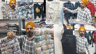 s p l 👍 jeans pant shirt 🇨🇮 fashion garments fieldganj market ludhiana [upl. by Monjan]