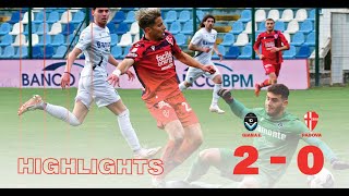 Giana ErminioPadova 20 highlights  31° Giornata Serie C 20232024 [upl. by Idaf]