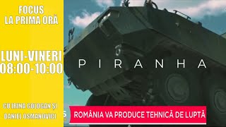 ROMÂNIA VA PRODUCE TEHNICĂ DE LUPTĂ PIRANHA 5 FABRICAT LA NOI ÎN ȚARĂ [upl. by Grissom529]