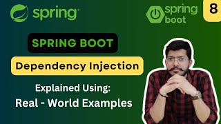 Dependency Injection in Spring Boot RealWorld Projects  Lec8  Spring Framework Bootcamp [upl. by Hengel111]