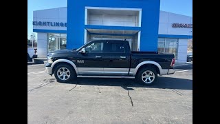 2015 RAM 1500 Laramie Kightlinger Motors Coudersport PA [upl. by Drauode]