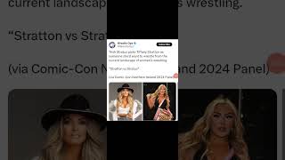 Trish Stratus Vs Tiffany Stratton At WWE WrestleMania [upl. by Michele]