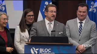 Le chef du Bloc Québécois fait le bilan de la session d’automne – 13 décembre 2023 [upl. by Nachison]