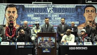 HBO Boxing Lemieux and Rosado Press Conference [upl. by Steere708]