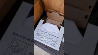 Incinolet Incinerating Toilet WB 120v Model First Impressions [upl. by Aivartal]