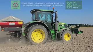 Jesień 2023 w ZSCKR Leśna Podlaska  nawożenie orka i siew fendt johndeere sulky Zetor zsckr [upl. by Solley326]