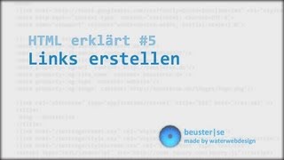 HTML erklärt 5 Links erstellen [upl. by Tayyebeb453]