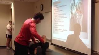 Piriformis Palpation Manual Therapy and Stretch [upl. by Nesta541]