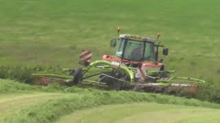 Silage With Trailed Forager the only one in South Devon Powered by Massey [upl. by Allehs]