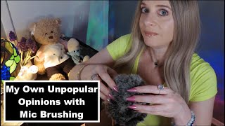 ASMR Gum Chewing  My Own Unpopular Opinions with Mic Brushing amp Bonus Ending  Whispered Tapping [upl. by Heigl455]