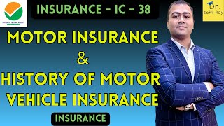 Motor Insurance  History Of Motor Vehicle Insurance  Dr Sahil Roy [upl. by Liponis10]