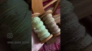 Spinning hand dyed fibre [upl. by Forcier]