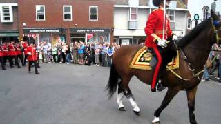 Scots Guards marching military band 2 Wantage UK May 2011 [upl. by Okin]