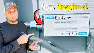 Why Whole Home Surge Protectors Are Now Required and How To Install One Siemens FS140 [upl. by Cirdes899]