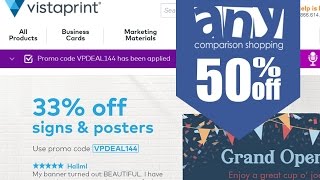 How to get amp use coupons on Vistaprint [upl. by Schwartz268]