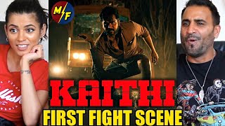 KAITHI Movie  FIRST FIGHT SCENE REACTION  Part 4  Karthi  Narain  Lokesh Kanagaraj [upl. by Hume]