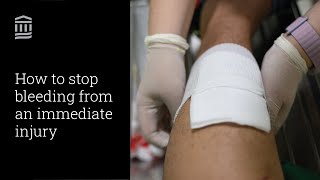 How to Stop Bleeding from an Immediate Injury  In Case of Emergency  Mass General Brigham [upl. by Box753]