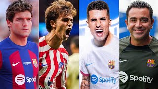 Barcelona Transfer News RoundUp ft Joao Cancelo Joao Felix amp multiple EXITS [upl. by Linda]