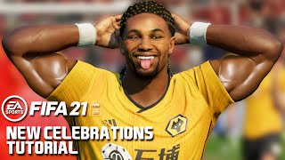 FIFA 21 ALL NEW CELEBRATIONS TUTORIAL  Playstation and Xbox [upl. by Emilio324]