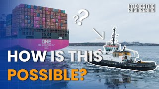 How small tugboats move massive ships [upl. by Francine]