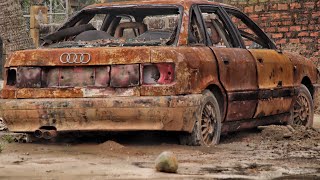 Fully restoration 1980 AUDI Q8 car abandoned for 30 years  Restoration Channel [upl. by Anihta]