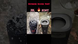 Extreme water Test on Sony and JBL bluetooth speakers [upl. by Krissy]