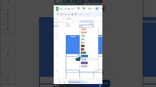 Dynamic Calendar in A Spreadsheet [upl. by Occor]