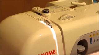 Threading your sewing machine Janome Harmony 4052 [upl. by Tanaka]