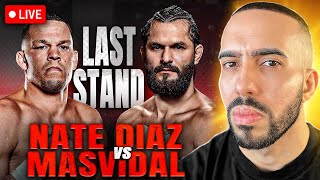 NATE DIAZ vs JORGE MASVIDAL 2 Full Card LIVE STREAM WATCH PARTY [upl. by Assirrak467]