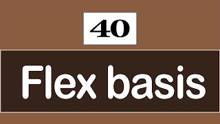 40   CSS3 Tutorial  Flexbox  Flex basis [upl. by Nhaj]