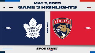 NHL Game 3 Highlights  Maple Leafs vs Panthers  May 7 2023 [upl. by Daggna534]