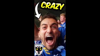 Are these fans the BEST in London 🤯 efl matchdayvlog shorts [upl. by Analim56]