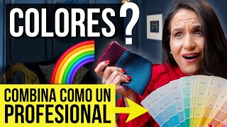 TIPS para COMBINAR COLORES en DISEÑO DE INTERIORES  Como seleccionar COLORES para PINTAR una CASA [upl. by Nodnek894]