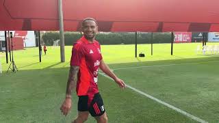 Alexander Callens realizó su primer entrenamiento con Selección Peruana [upl. by Ewart484]