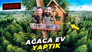 İLKEL ŞEKİLDE HAYATTA KALMA  AĞAÇ EV YAPTIK [upl. by Sekyere761]