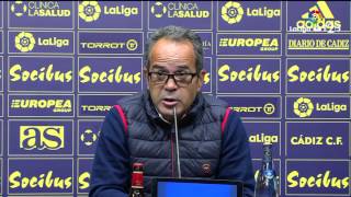 Rueda de prensa de Álvaro Cervera tras el Cádiz CF vs CD Tenerife 01 [upl. by Hakym]