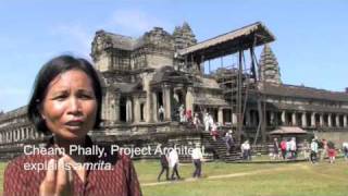 Conservation Project  The Churning of the Sea of Milk Gallery Angkor Wat Cambodia [upl. by Wolfram]